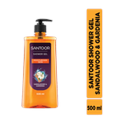 SANTOOR Shower Gel Sandalwood and Gardenia Body Wash (500 ml)