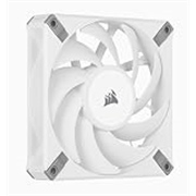 Corsair AF120 Elite, High-Performance 120mm PWM Fluid Dynamic Bearing Fan with AirGuide Technology (Low-Noise, Zero RPM Mode Support) Single Pack – White