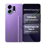 OPPO K13 Turbo Pro 5G (Purple Phantom, 256 GB) (12 GB RAM)