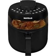 Havells Prolife Crystal Digital Air Fryer 5.5L, 1500W|D 8 Pre-sets| Aerocrisp Technology with 85% Less Oil Cooking| Dehydrator Mode| Auto-Shutoff|See-Through Window| 2Yr Door Step Warranty by Havells