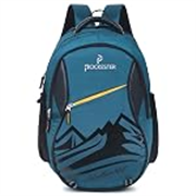 Large 35 L Laptop Office College Unisex Backpack with rain cover (Compatible with 15.6 inch laptops) (Teal)