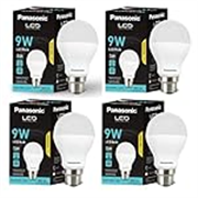 Panasonic Dura Saver 9W Bulb, B22 LED Bulb Base For Home & Office, 1 Year Warranty, Energy Efficiet, 6500K Cool Daylight (Pack of 4)