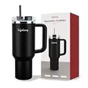 Lifelong Double-Walled Vacuum Insulated Tumbler with Unbreakable Tritan Lid 1200ml | Keeps Drinks Hot for 5 Hours & Cold for 9 Hours | Recycled Stainless Steel, Leakproof Lid & Comfort-Grip Handle