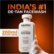 Aqueria De-Tan & Brightening | 3% Niacinamide, Alpha Arbutin & Ceramides Face Wash (200 ml)