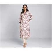 Libas Printed Cotton Straight Kurta