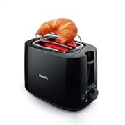 Philips Daily Collection HD2583/90 600 watts 2 in 1 – Toaster and Sandwichmaker (Black)
