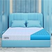 The Sleep Company SmartGRID Ortho SnowTec™ Cooling Mattress | 4-6 Degree Cooler | Japanese Patented Technology | AIHA Certified | Orthopedic Mattress for Back Pain Relief | King Bed 78x72x6