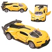 Toy Cloud 1:32 Bugatti Die Cast Metal Car Dashboard Toys Scale Model with Opening Doors Pull Back Cars Toys for 5 12 Years Kids Model Racing Kar Toy – Yellow
