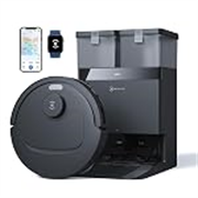 [For HDFC Bank CC] ECOVACS Deebot N50 PRO Omni 2 in 1 Robotic Vacuum Cleaner & Mop, 2026 New Launch 25000 Pa Suction, Self-Emptying Omni-Station, Zerotangle 3.0, Hot Air-Drying, Auto-Lift Mop On Carpet, Upto 300 Mins