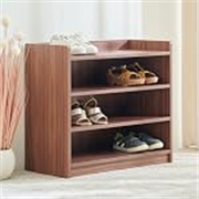 Home Centre | Helios Alton Merida 12 Pairs Shoe Rack | Engineered Wood | Walnut | 1 Year Warranty