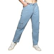 CAHOOT Men’s Denim Jeans for Casual Wear | Medium-Wash | Regular Fit | 5 Pockets | Button Closure | Denim Jeans Crafted with Comfort Fit for Casual Wear