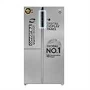 Haier 598 L 3 Star Frost Free Expert Inverter Smart Sense AI enabled 3-Door Side by Side Refrigerator (HRT-683ISU1, Inox Steel, Magic Convertible Zone, Deo Fresh Technology, 2026 Model)