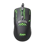 Foxin Phantom GM 104 USB Wired Gaming Mouse with Upto 7200 DPI Gaming Sensor | 6 Buttons | Upto 10 Million Clicks | RGB Lighting | Ergonomic Design | 1.5m Cable (Black)