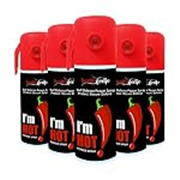 Healthgenie Self Defense, Protection & Safety Pepper Spray(Pack of 5) for Men & Women | 250 Shots | Upto 10-12 Feet Range | 275 mL / 175 GMS |