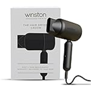WINSTON Ionic Foldable Hair Dryer – 1400W | Compact, Foldable, and Damage-Free Drying Blow Dryer with Low Noise & Overheat Protection – 1 Year Warranty (Grey)