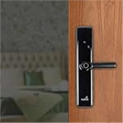 Hettich Smart Digital Door Lock with Fingerprint, Password, Card & Key Backup, CTC 68mm, Backset 60mm, Fits 35–60mm Wooden Doors, Keyless Entry, USB Emergency Power, | (Black, 2-Year Warranty)