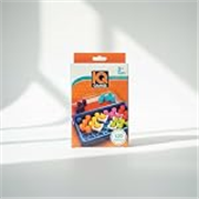 IQ Puzzle Game with 120 Challenges | Travel Brain Teaser Logic Game for Kids 6+ & Adults | Compact Educational Puzzle Toy