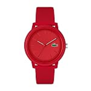 Lacoste Lacoste.12.12 Qtz Basic Red Round Dial Men’s Watch|Red Silicone Material|Multi Color Band – 2011173