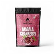 Ajji’s Nut Magic Chatpata Masala Cranberry – Premium Dried Cranberries with Indian Spices, Tangy & Sweet Snack, 400g Pack, Sugar-Free Option