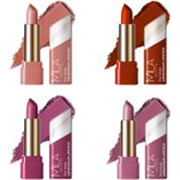 MILA BEAUTÉ Matte Longwear Lipstick Combo For Woman|Up To 8 Hrs Stay|Enriched With Vitamin E (Touch Of Nude, Birkin Brown, Indian Rose, Petal, 16.8 g)