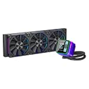 Ant Esports Glacius 360 AIO Liquid Cooler|2.8″ LCD Display|Intel LGA1851, AMD AM5|High-Performance FAN 2000 RPM, 86 CFM, 3.54 mmH2O of Static Pressure|Magnetic Temperature Monitoring Display