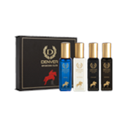 DENVER Sporting Club EDP- SRK’s Favorite Luxury Gift Pack (20ml x 4) Perfume Eau de Parfum – 80 ml (For Men)