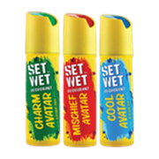 SET WET Cool, Charm, Mischief Avatar Deodorant & Body Spray Perfume For Men Deodorant Spray – For Men (540 ml, Pack of 3)
