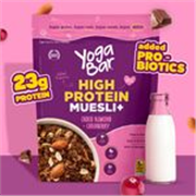 Yogabar High Protein Muesli 1kg Jar, Choco Almond & Cranberry with Probiotics & Omega-3 Jar (1 kg)