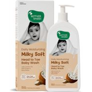 Mother Sparsh Milky Soft Head to Toe Tear Free 2 in 1 Natural Body Wash & Shampoo for Babies (300 ml)