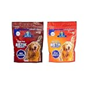 Dr. Pets Pack of 2 (900g Each) Bistik Dog Biscuits | Real Chicken & Apple Banana Flavour | Gluten Free Crunchy Dog Treats for Puppies & Adult Dogs | Healthy Training Snacks for All Breeds