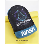 Bewakoof Unisex Black Nasa Explorer Graphic Printed Small Backpack