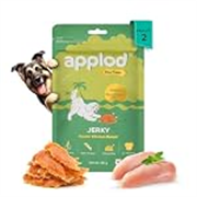Tender Chicken Jerky Breast Dog Treats for Adult Dogs | Made with Real Chicken Breast | High-Protein Low-Fat Grain-Free Reward Snacks | Pack of 2 | 50g x 2