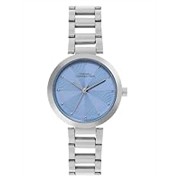 French Connection | Blue dial | Silver Strap | Quartz Watch for Women – FCN060A