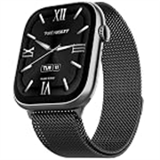 Fire-Boltt Ninja X Ring Smart Watch 1.96″ Always On Display Bluetooth Calling, Voice Assistant, SpO2 & Heart Rate, 120+ Sports Modes, IP67 Waterproof Smartwatch for Men & Women – Black Mesh