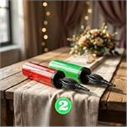 Osmosis Balloon Pump Hand Machine Pack of 2 For Foil Balloons & Inflatable Toys Party Accessory Manual Pump (Multicolor)