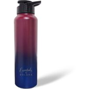 Solara Sports Water Bottle for Gym, Cycling, office, 1000 ml Stainless Steel Bottle (Pack of 1, Multicolor)