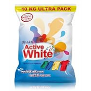 Active White Ultra Detergent Washing Powder, 10 kg Ultra Pack | Laundry Detergent | Removes Tough Stains | High Efficiency | Superior Cleaning | Power Boosters