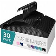 Golden Bird Pack of 30 Premium Plastic Hanger Clothes Hangers for Hanging, Elevate Your Wardrobe Organization Space Saving Clothes Hangers for Wardrobe Ultra Slim Closet Hangers for Shirts,Pants