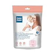 Mee Mee Disposable Nursing & Maternity Breast Pads 24 Pcs | Ultra Thin Honeycomb Pads with Leak Guard | Super Absorbent Soft Cotton | Compact, Leakproof, Skin-Friendly, Breastfeeding Pads for New Moms