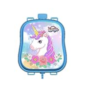 Niku 3200 ml Holi Pichkari Water Gun Water Tank for Kids Boys Girls | Unicorn Backpack Tank with 1 Packet Herbal Gulal Color for Celebration | 3.2L Water Tank