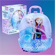 PlayMagic Portable Trolly Kitchen Set for Kids – Pretend Play Toys With Suitcase, Light & Sound – Battery Operated Cooking Set for Girls 3+ Years