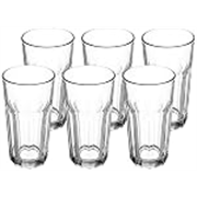 Solimo High Ball Glasses, Set of 6 (325ml each)