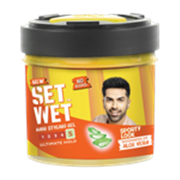 SET WET Styling Hair Gel for Men – Sport Extreme, Extreme Hold & High Shine, No Alcohol Hair Styler (250 g)