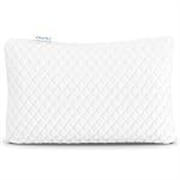 Cherilo Adjustable Microfiber Sleeping Pillow for Kids, Baby Pillow with Premium Super Soft Outer Cover, 12×18 Inches, White – Pack of 1