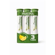 ACV + Moringa Effervescent Tablets With Probiotics, Vitamin B6 & B12 Lemon Masala Flavor Digestion, Detox & Energy Support 15 Tablets Tube (Pack of-3)