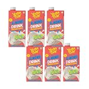 Yogabar Unsweetened Almond Drink 6L (6 x 1L) | Lactose-Free | No Added Sugar | Gluten-Free | Preservative-Free | Barista Approved