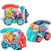 Goyal’s Transparent Gear Engine 3D Concept Toys – 360° Rotating Vehicle, Gear Simulation Technology with Engine Sound and Colorful Lights for Kids 1 Year & Above (Gear Engine)