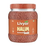 Livyor Premium Halim Seeds for eating – 400 g | Aliv seeds | Garden Cress Seeds | High in Fibre | Helps in hair growth | Rich in Omega 3 | Raw and Natural | Immunity Booster Super food | Pack of 1