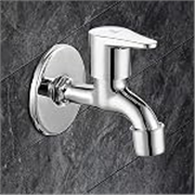 COSSIMO Stainless Steel Bib Cock Tap Bathroom Faucet, Single Handle, Chrome Finish