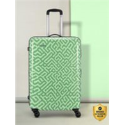 ARISTOCRAT Large Check-in Suitcase (75 cm) 8 Wheels – Bravo Check-In Luggage – 75Cm,Green, Printed Hardcase, 8 Wheels, 5 Year Warranty – Green